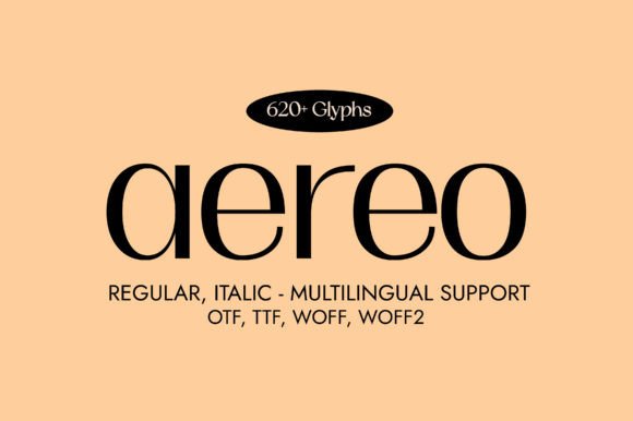 Aereo: A Modern Sans Serif for Designers