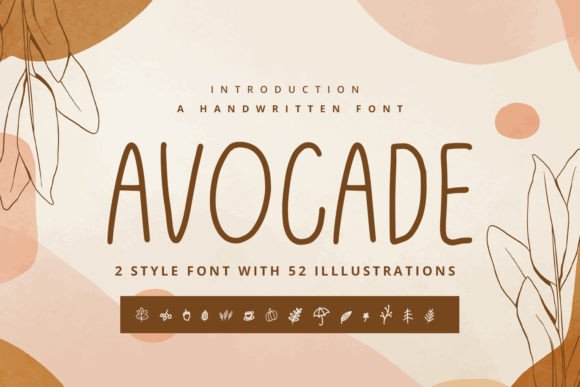Avocade: A Modern Handwritten Font