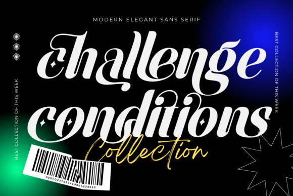 Challenge Conditions Font for Web Design