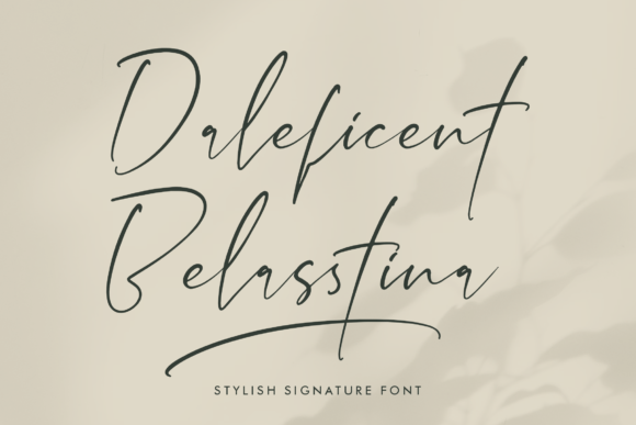 Daleficent Belasstina – Elegant Script Font