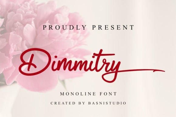 Dimmitry: A Clean, Modern Font for Designers