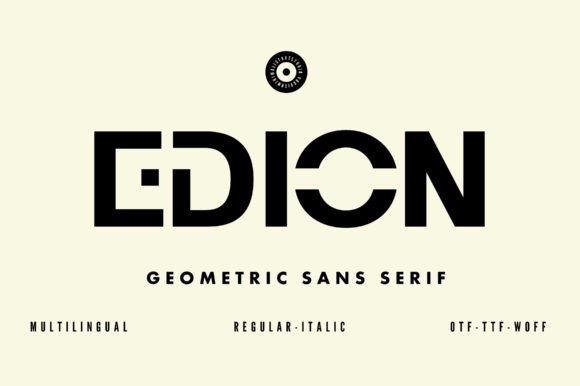 Edion: A Modern Typeface for Editorial Design