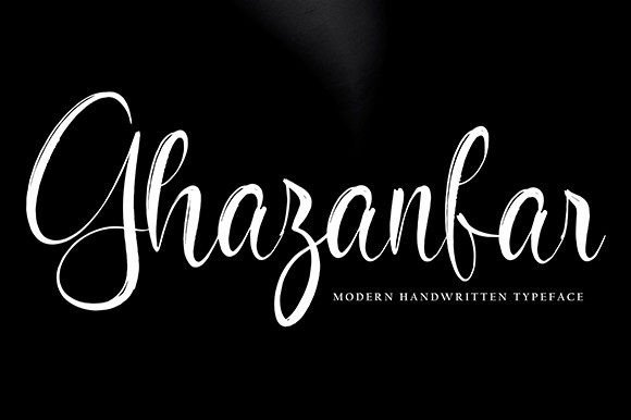 Ghazanfar: A Modern Handwritten Typeface for Crafters & Sellers