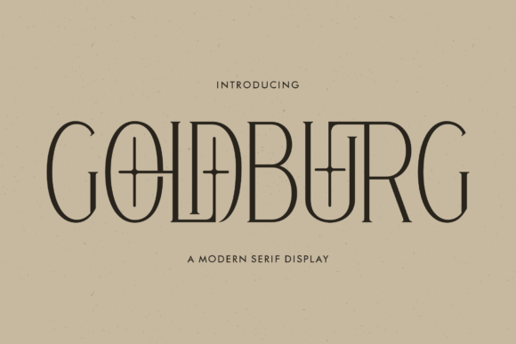 Goldburg: A Stylish Serif for Campaigns