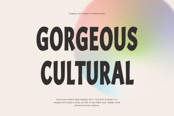 Gorgeous Cultural Font