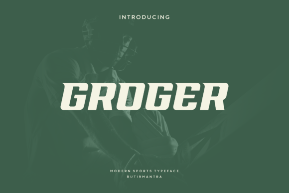 Groger: A Modern Sport Font for Web Design