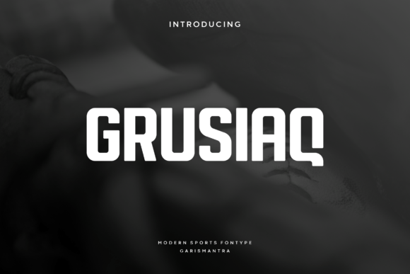 Grusiaq: A Modern Sans Serif for Editorial Design