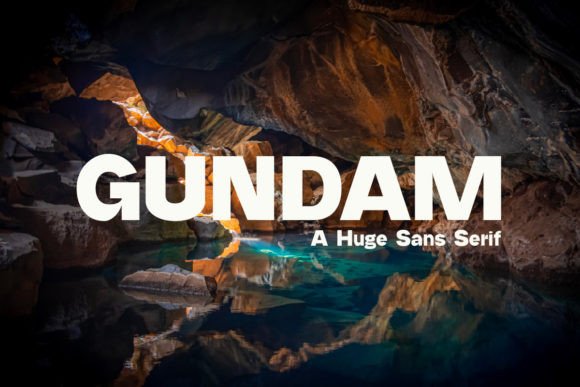Gundam: A Bold Sans Serif for Designers