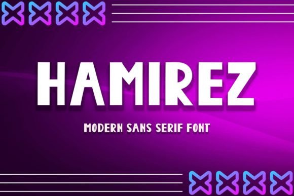 Hamirez: A Modern Sans Serif Typeface for Digital Branding