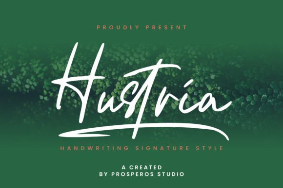 Hustria: A Modern Script Font