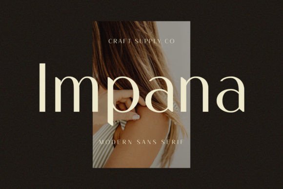 Impana: A Modern Serif Font for Web Design