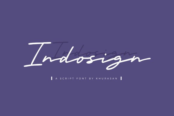Indosign: A Beautiful Script Font for Designers