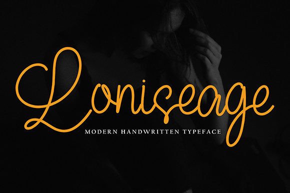 Loniseage: A Modern Handwritten Typeface for Campaign-Ready Headlines