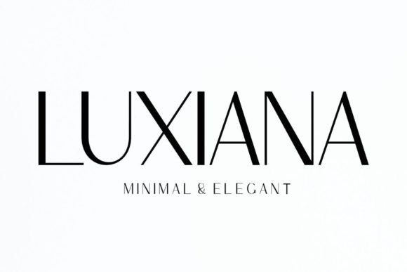 Luxiana: A Modern Serif Font for Web Design
