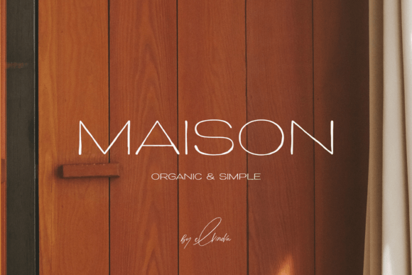 Maison: A Modern Font for Web Design