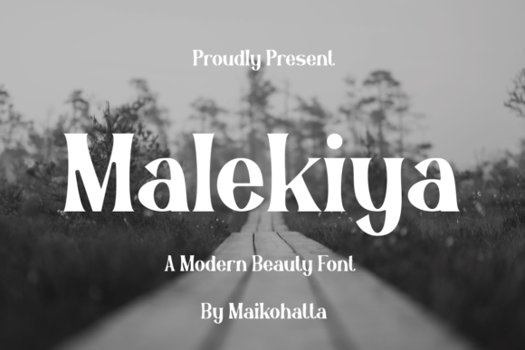 Malekiya: A Stylish Serif for Elegant Design