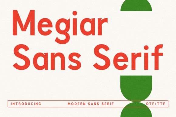 Megiar: A Bold Sans Serif Font for Crafters