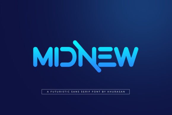 Midnew: A Feminine Sans Serif Font for Handmade Brands