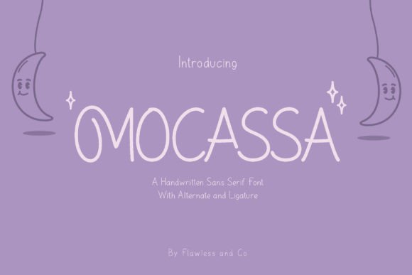 Mocassa: A Handwritten Sans Serif Font