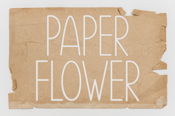Paper Flower: A Modern Font for Elegant Design