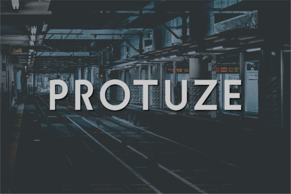 Protuze: A Modern Sans Serif Font for Editorial Design
