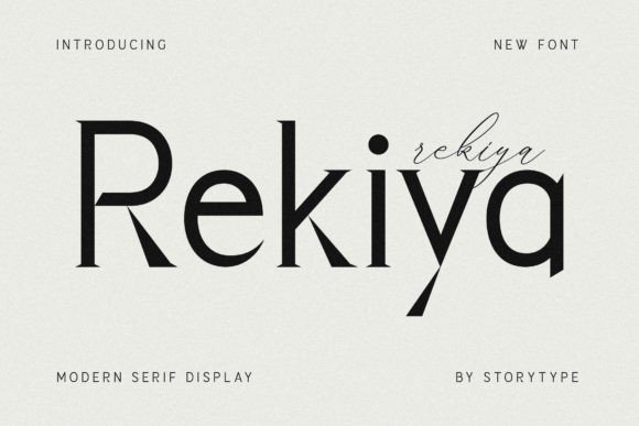 Rekiya: A Serif Font for Web Design