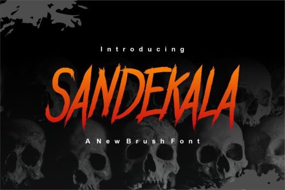 Sandekala: A Bold Font for Web Design