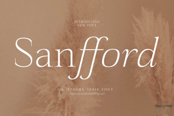 Sanfford Font: Elegant Serif for Web Design