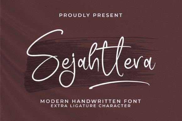 Sejahttera: A Modern Handwritten Font for Creative Projects