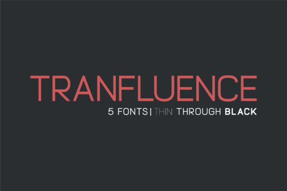Tranfluence: Modern Sans Serif for Creative Projects