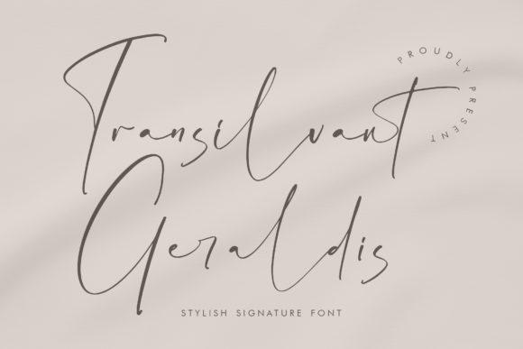 Transilvant Geraldis: A Luxe Script for Impact