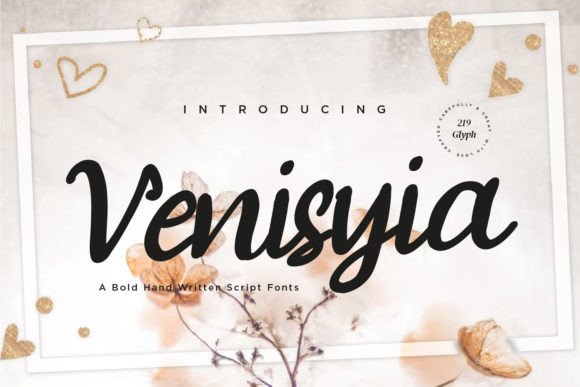 Venisyia: A Modern Handwritten Font