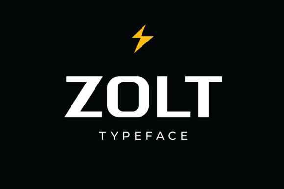 Zolt: A Futuristic Font for Modern Design